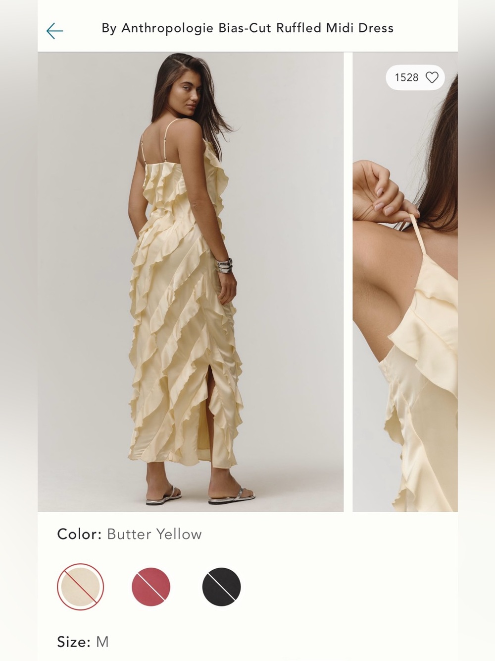 Anthropologie Ruffle Dress - Picture 2 of 8